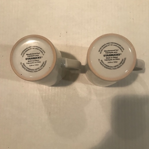 Set Of 2 Starbucks “ Holiday Lights” Coffee Mugs 2012 - 10.8 fl.oz - Picture 6 of 7